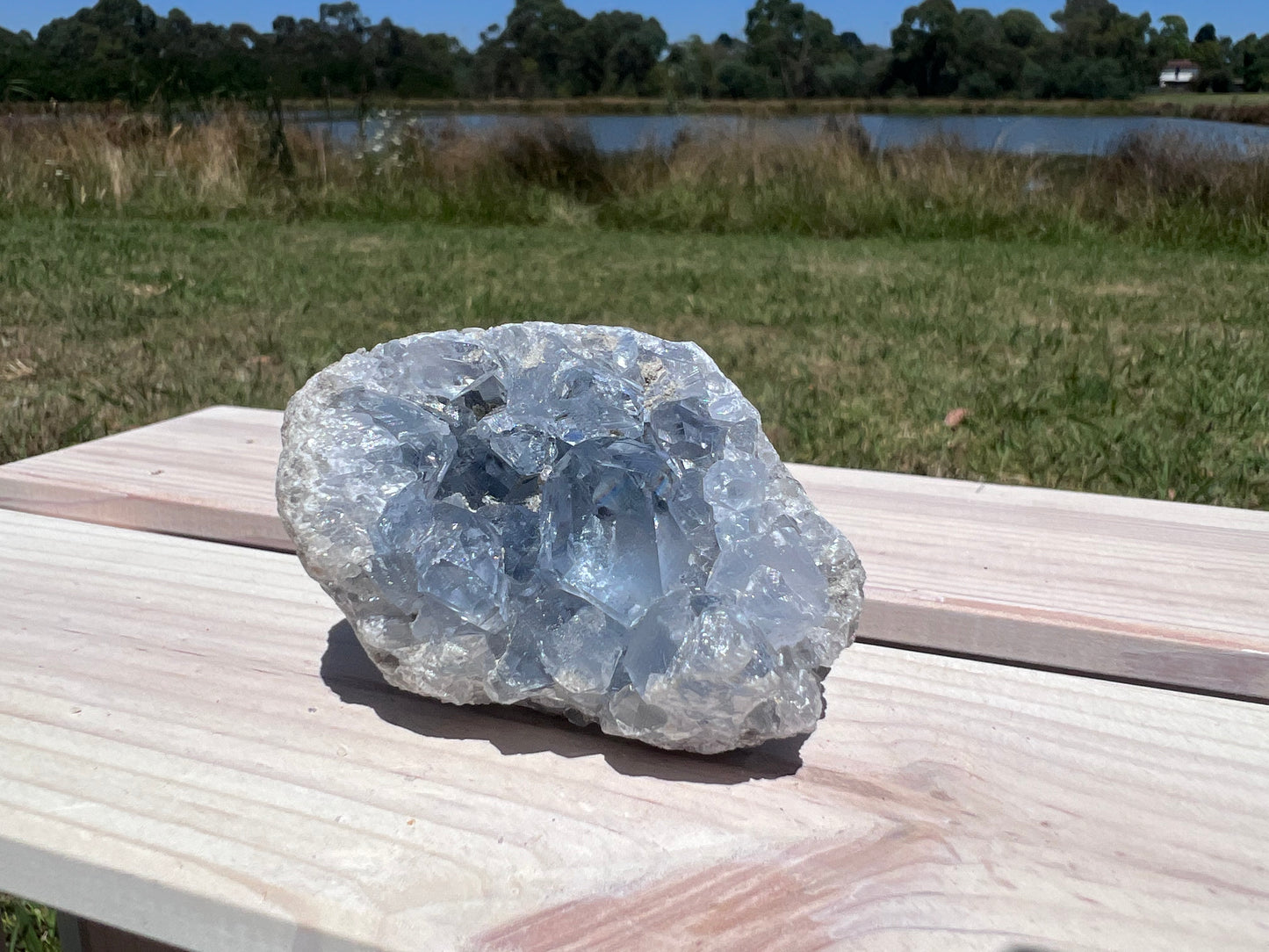 Celestite Cluster